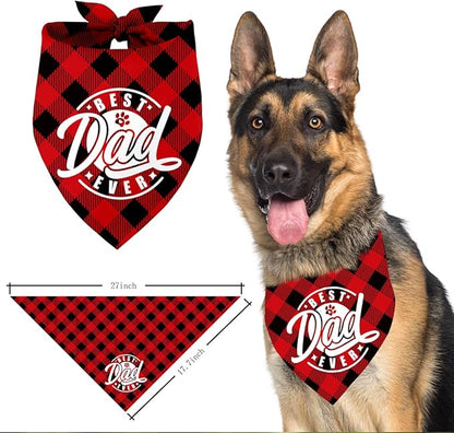Best Dad Ever Dog Bandana (C1)