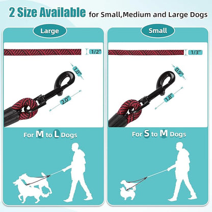 2 Dog Leash 360° Swivel 2 Dogs