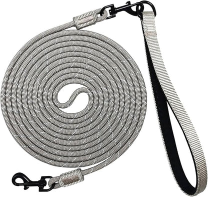 Long Leash for Small Dogs 8FT/12FT/20FT/30FT/50FT/65FT/75FT/100FT Reflective