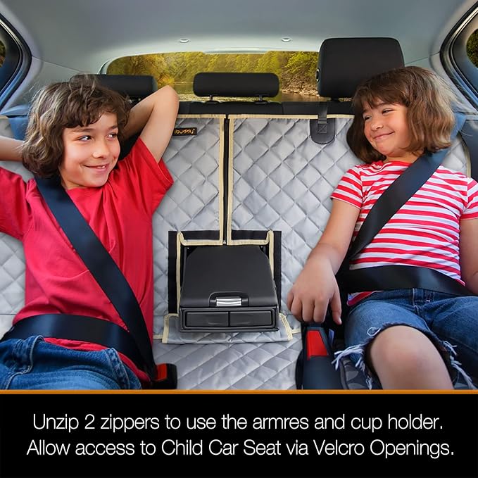 iBuddy Bench Dog Seat Cover for Truck Waterproof