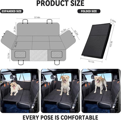 YJGF Dog Back Seat Extender for Truck F150/RAM1500/Silverado (black)