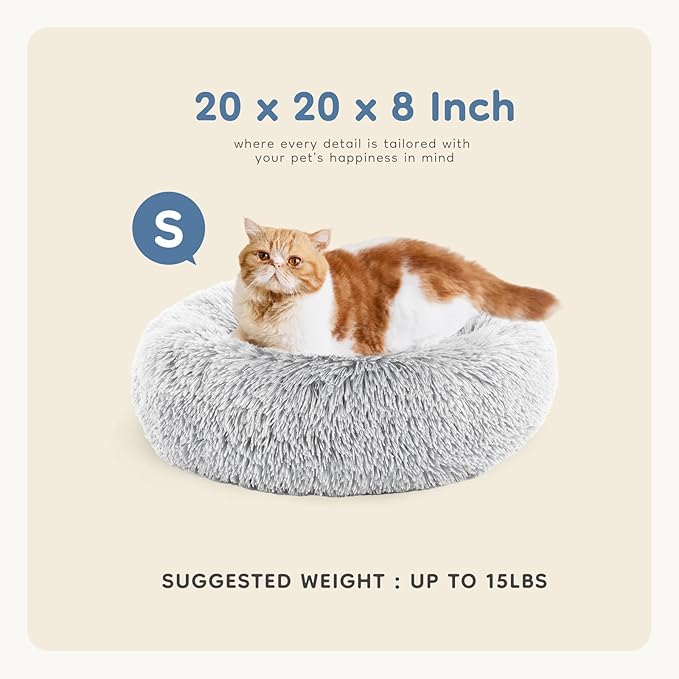 DUMOS Calming Dog Bed 22 Inch 15 lbs