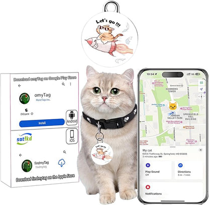 Cat Tracker-Airtag Cat Collar-Cat Tracker Collar-Pet Tracker