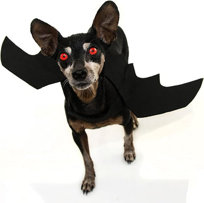 Halloween Costumes for Dogs, Bat Wings for Pets, Cute Apparel Cosplay Party Decoration for Small Dog