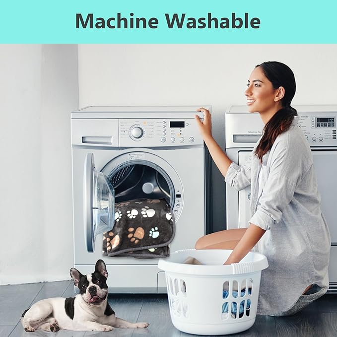 Blankets for Dogs 3 Pack 30" x 20",Cute Paw