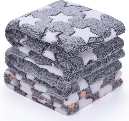 1 Pack 3 Pet Blankets Super Soft Dog 23"x15")