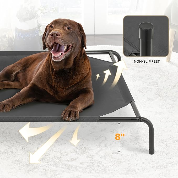 MoNiBloom Elevated Dog Bed for Large Dogs 54 Inches
