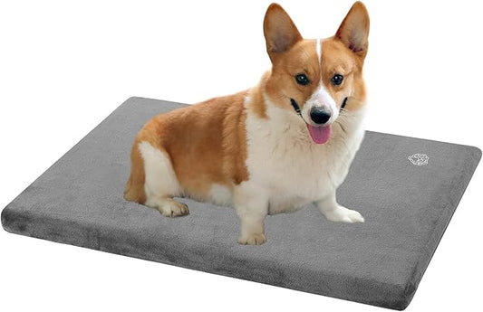 EMPSIGN Stylish Dog Bed Mat Dog Crate Pad Mattress Reversible (Cool & Warm)