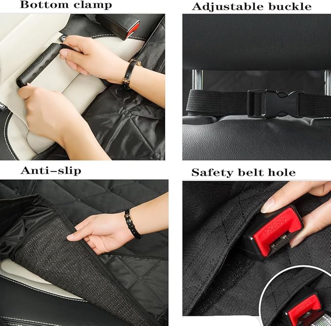 Dog Car Seat Cover for Back Seat