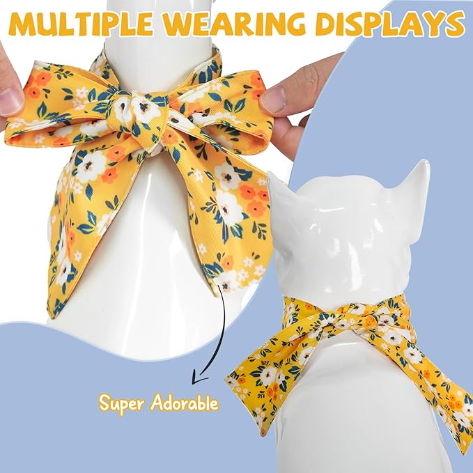 SCENEREAL Summer Floral Dog Bandana