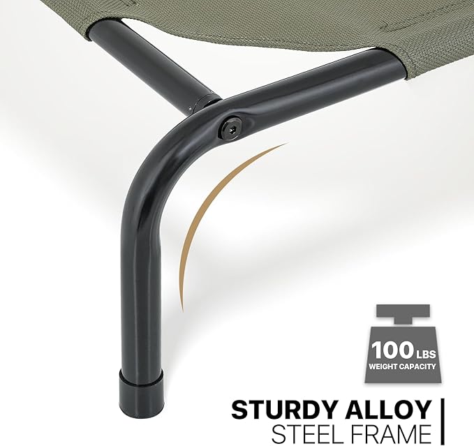 MoNiBloom Elevated Dog Bed for Large Dogs 50 Inches