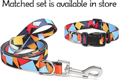 Adjustable Dog Collar with Patterns