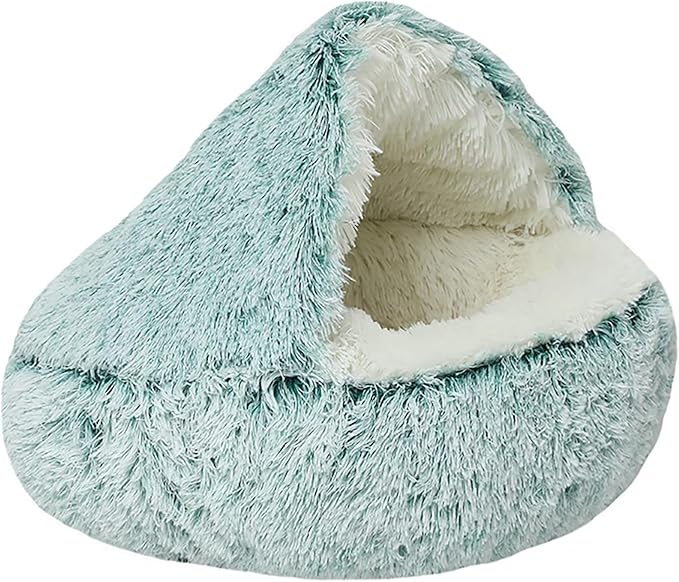 Dog Cave Bed for Small Dogs Cats Pets (20" D,