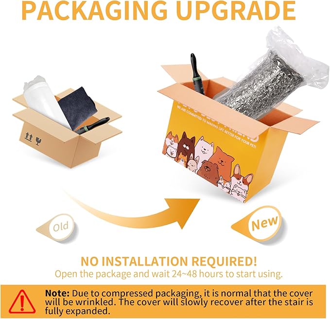 Topmart High Density Foam Pet Steps 2 Tiers 11.8" High,Non-Slip