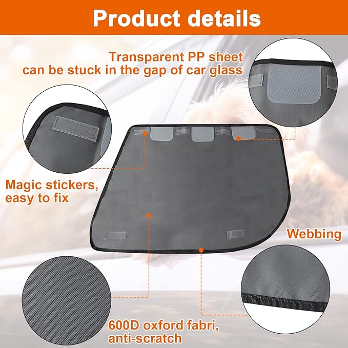 DogLemi 2 Pack Dog Car Door Protector 600D Oxford