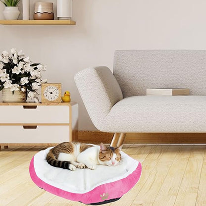 Barelove Round Dog Cat Beds Mattress Washable Pads Room
