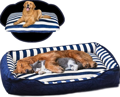 Dog Beds Large Sized Dog with Cushion 40" L 31" W 6" Th