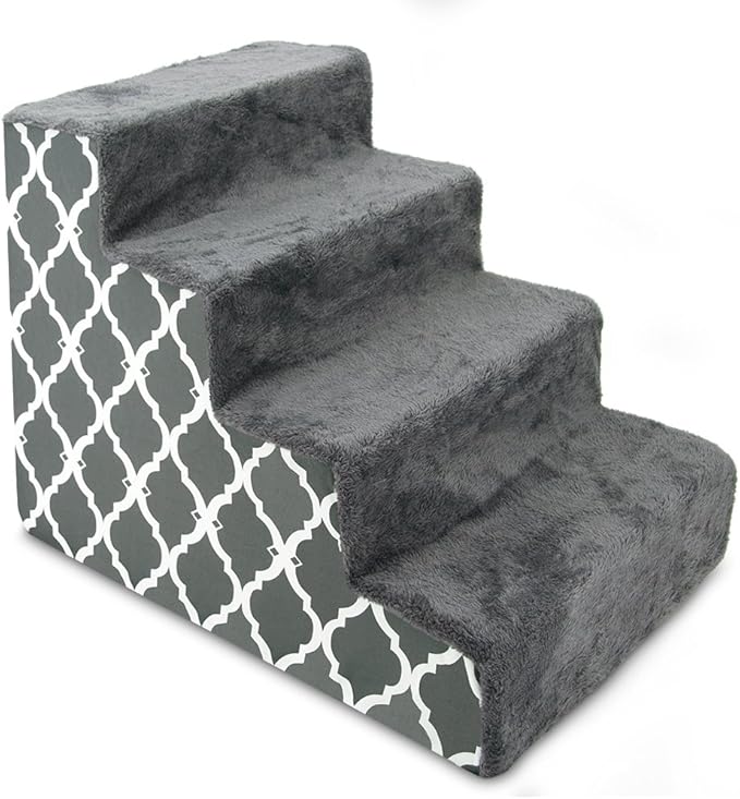Best Pet Supplies Dog Stairs for Small Dogs & Cats 4-Step