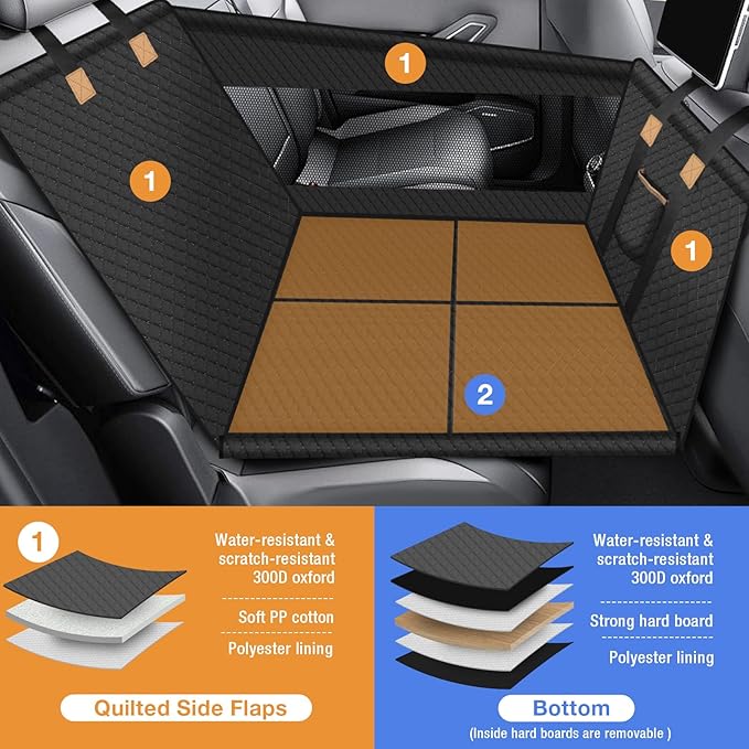 Hard Bottom Dog Carrier in Car