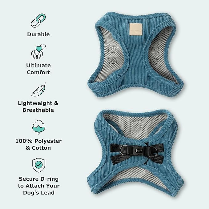 FuzzYard Life Corduroy Step in Dog Harness