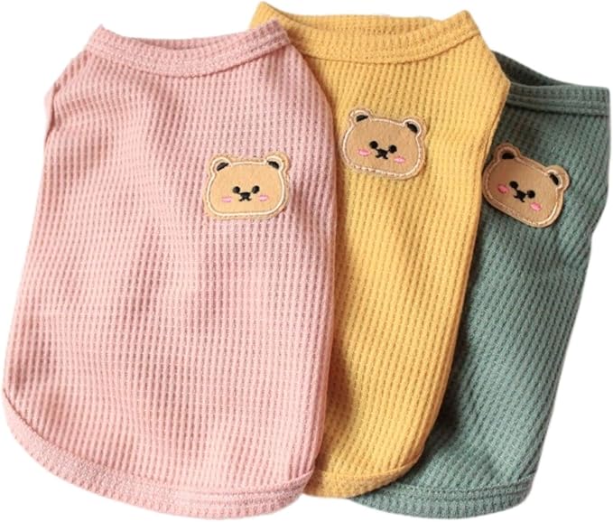 Cotton Dog Shirt Summer Lightweight Pet T-Shirts Soft