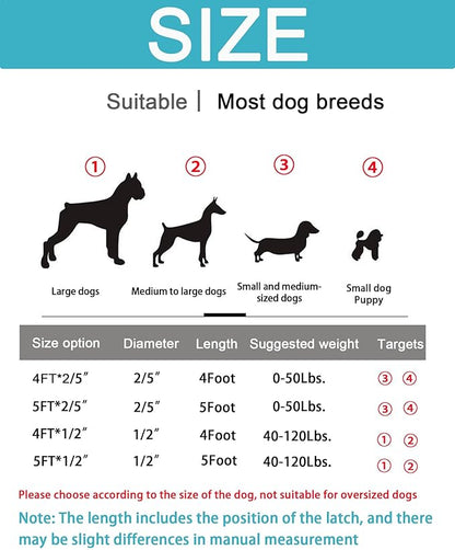PETANK Rope Dog Leash 4 FT with Comfortable Padded Handle and Highly Reflective Threads for Small Medium Dogs (Black 4FT*2/5")
