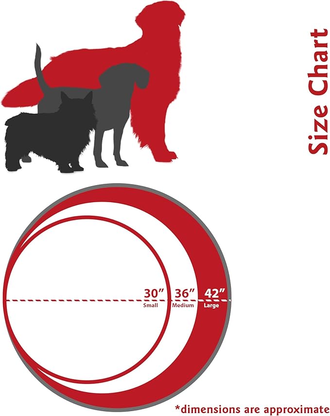 Pacific Aruba Large Round Indoor Outdoor Pet Dog