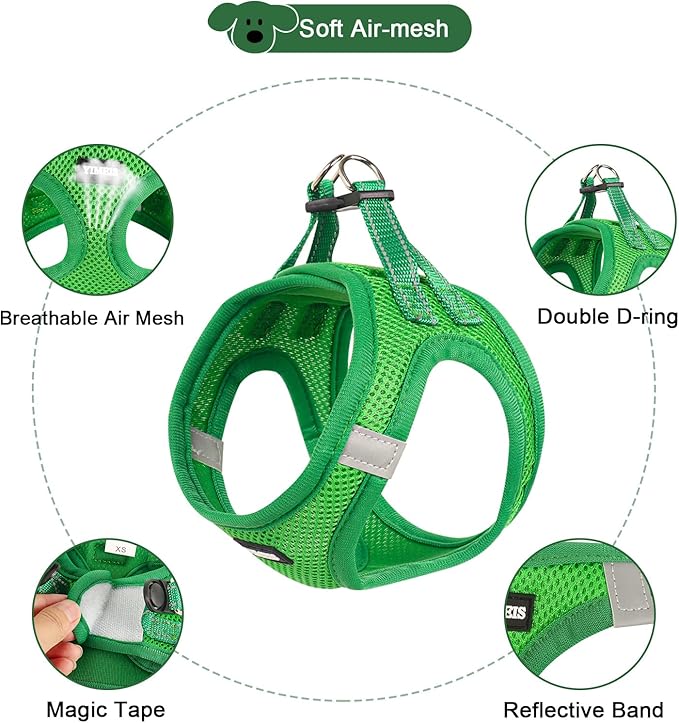 YIMEIS Dog Harness and Leash Set 1)