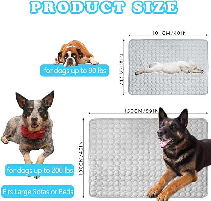 Dog Cooling Mat 59" x 40"