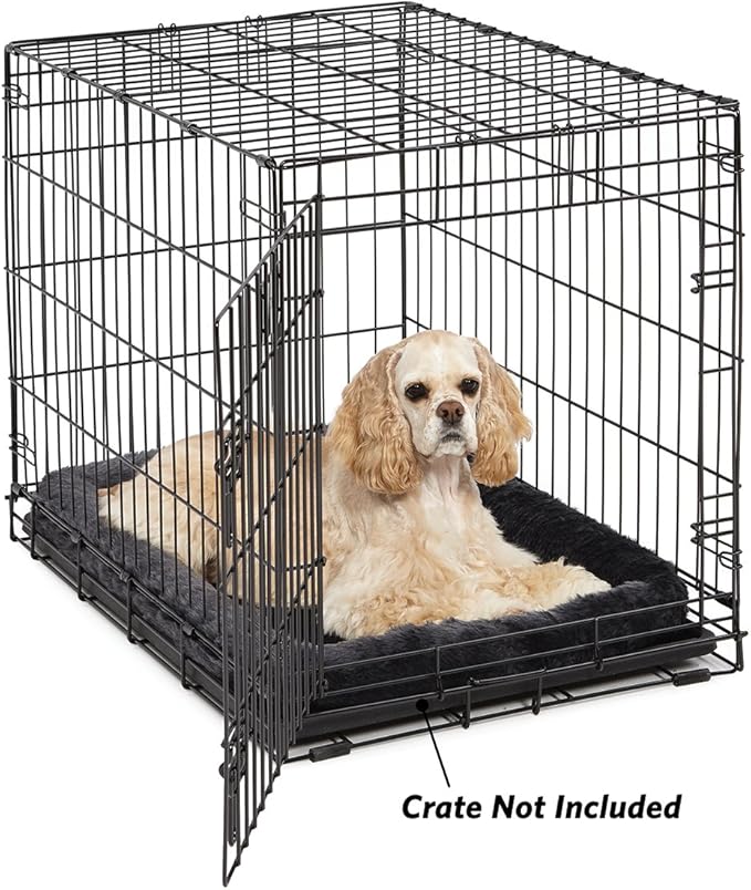 MidWest Homes for Pets Homest for Pets Bolster Dog Bed 30L-Inch Gray Dog Bed or Cat Bed w/ Comfortable Bolster 30-Inch Dog