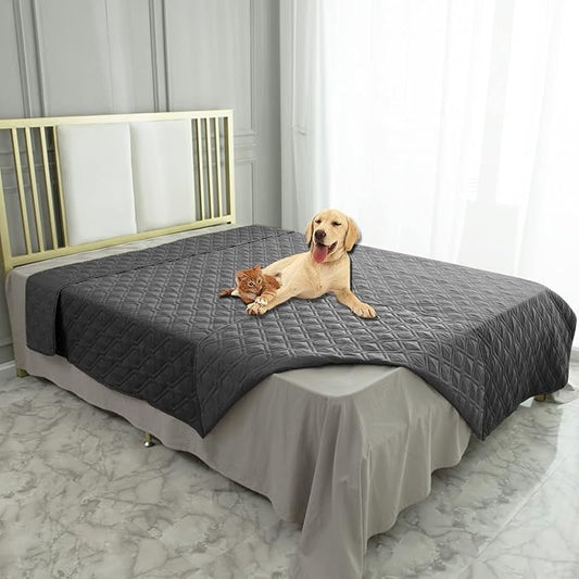 Ameritex Waterproof Blanket Reversible Dog Bed Cover Pet Blanket for Furniture Bed Couch Sofa