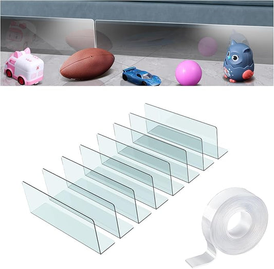 Under Couch Blocker for Pets - Couch Blocker Under Couch Sofa Furniture - Toy Blocker for Under Couch - Pet Barrier Blockers for Pets,Cats,Dogs (8Pack, H=3.2in)