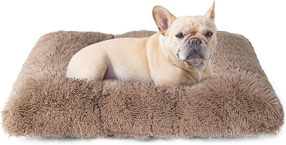 EHEYCIGA Fluffy Dog Crate Bed for Medium Dogs