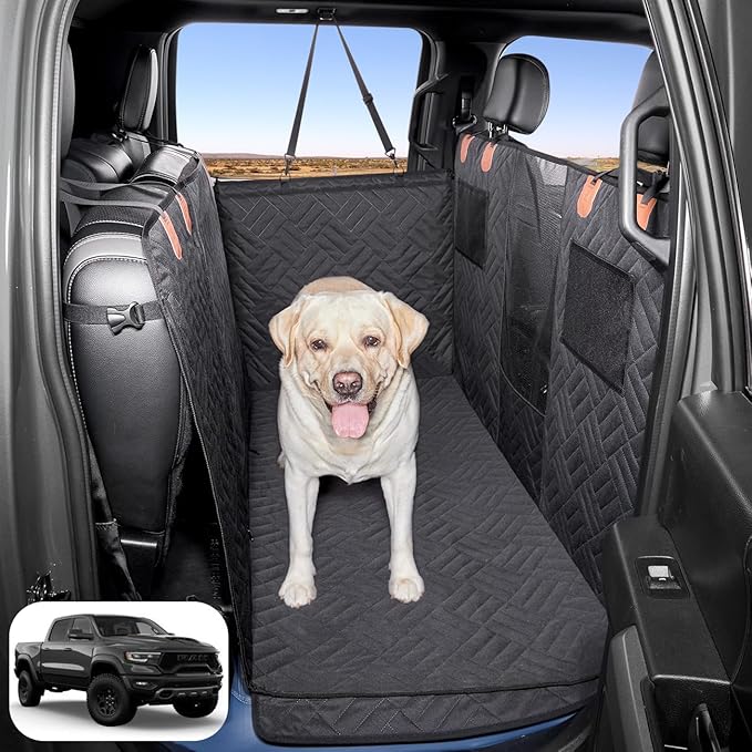 ABE Dog Car Seat Cover for Back Seat F150 & RAM1500)