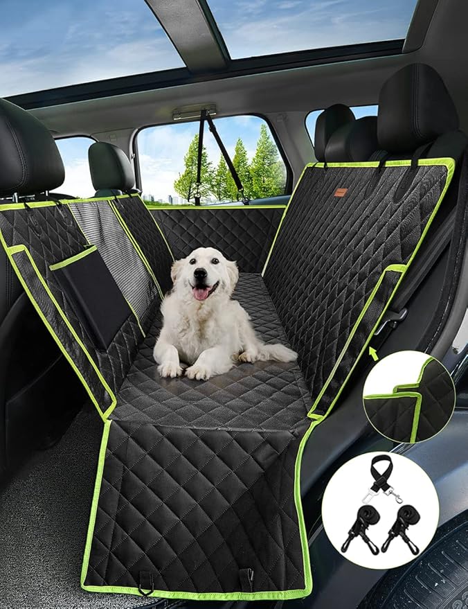 nzonpet 4-in-1 Dog Car Seat Cover 100% Waterproof