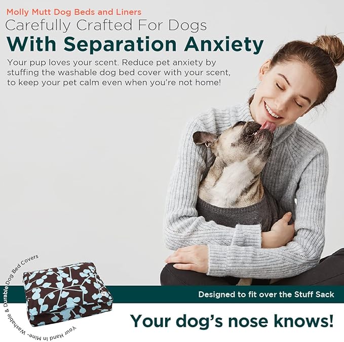 Molly Mutt Medium To Large Dog Bed Cover 27”X36”X5’’ - 100% Cotton