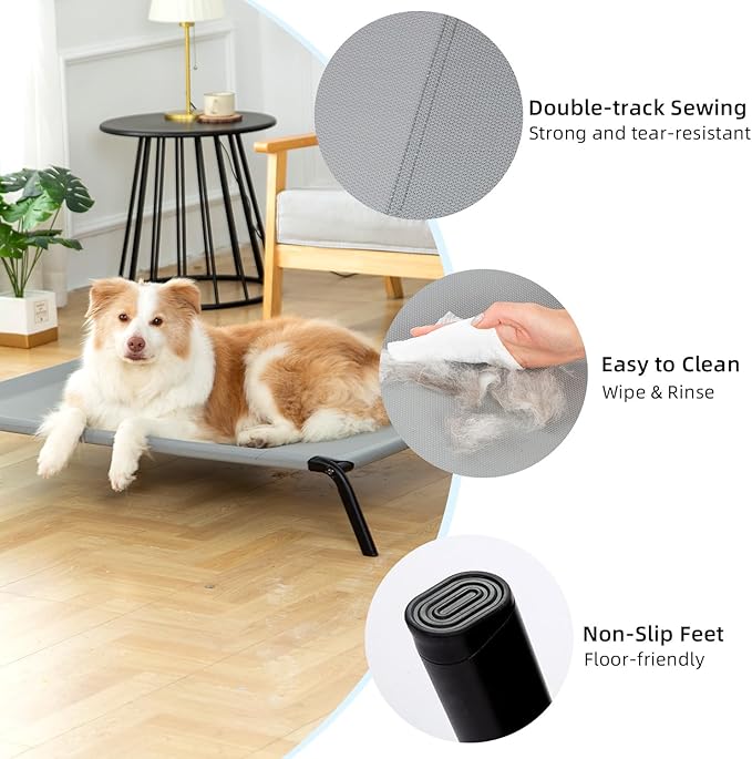 pettycare Elevated Outdoor Dog Bed 48"