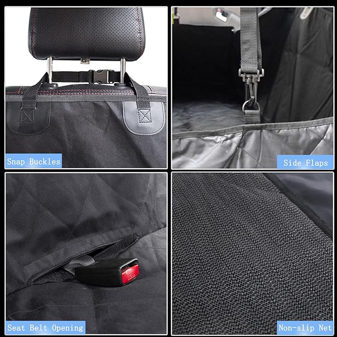 MEKBOK Dog Seat Cover Car Seat Cover 100% Waterproof 600D Heavy