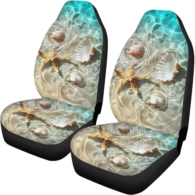 Sea Shell Universal Car Seat Covers Full Set