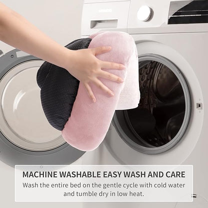 Love's cabin Round Donut Cat and Dog Cushion Bed 20in Pet