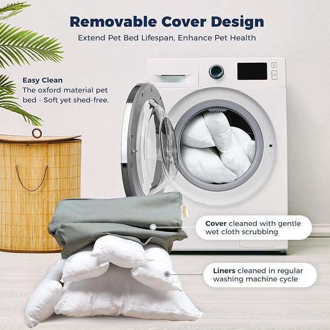 Miguel Waterproof Outdoor Dog Bed for Medium Small Dogs 30 inch