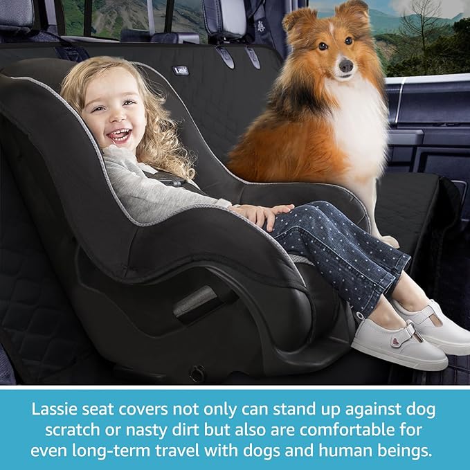 Lassie Dog Seat Covers for Cars Back Seat