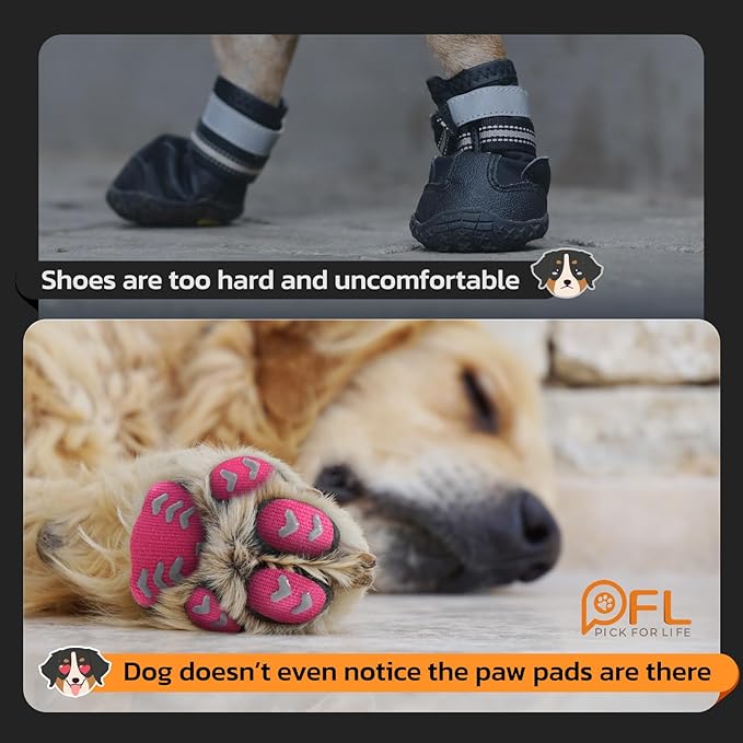 Anti-Slip Dog Paw Protector Pads for Senior Dogs (11-20lbs)