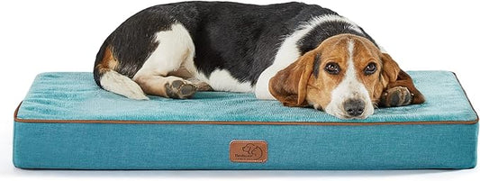 Bedsure Memory Foam Dog Bed for Medium Dogs