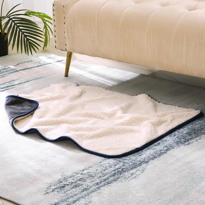 DaysU Waterproof Dog Blanket for Small Dogs 26.5"x35" Grey