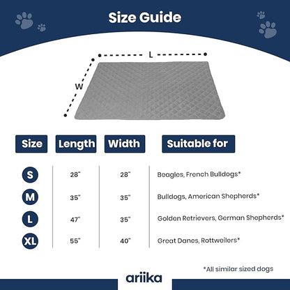 ariika Waterproof Dog Sofa Mat - Durable, Scratch-Resistant - Eco-Friendly Polyester & Cotton Mix, Odor-Free, Ideal for All Breeds - Dog Bed Protector for Sofa, Couch, Floor, Car Seats and Bed