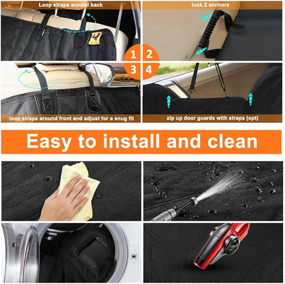 Dog Car Seat Covers Hammock for Cars Trucks SUV