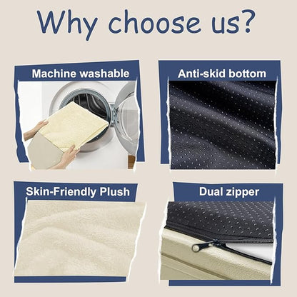 Orthopedic Washable Large Dog Bed: XLarge Dog Bed Bolster Waterproof