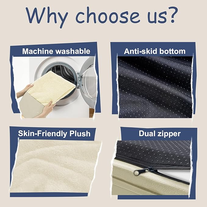 Orthopedic Washable Large Dog Bed: XX Large Dog Bed Bolster Waterproof