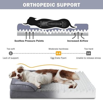 INVENHO Orthopedic Dog Beds Large Sized Dog
